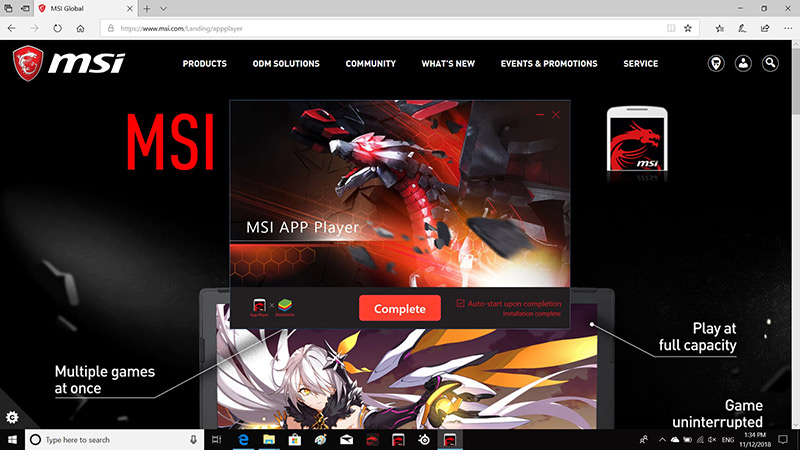 msi gaming center app