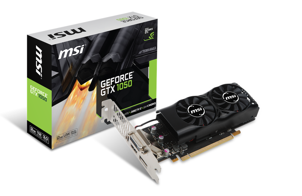 MSI GEFORCE GTX 1050 2GB LP - PCパーツ