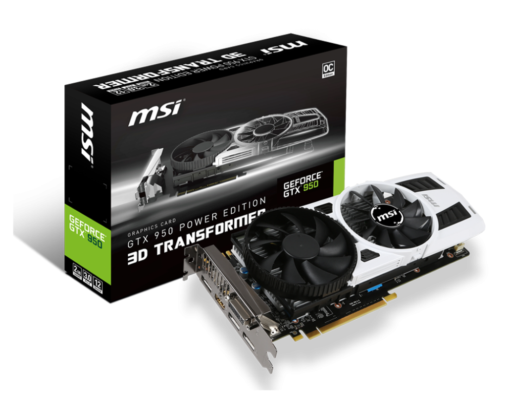 Specification GeForce GTX 950 PE 2GD5 OC | 微星科技