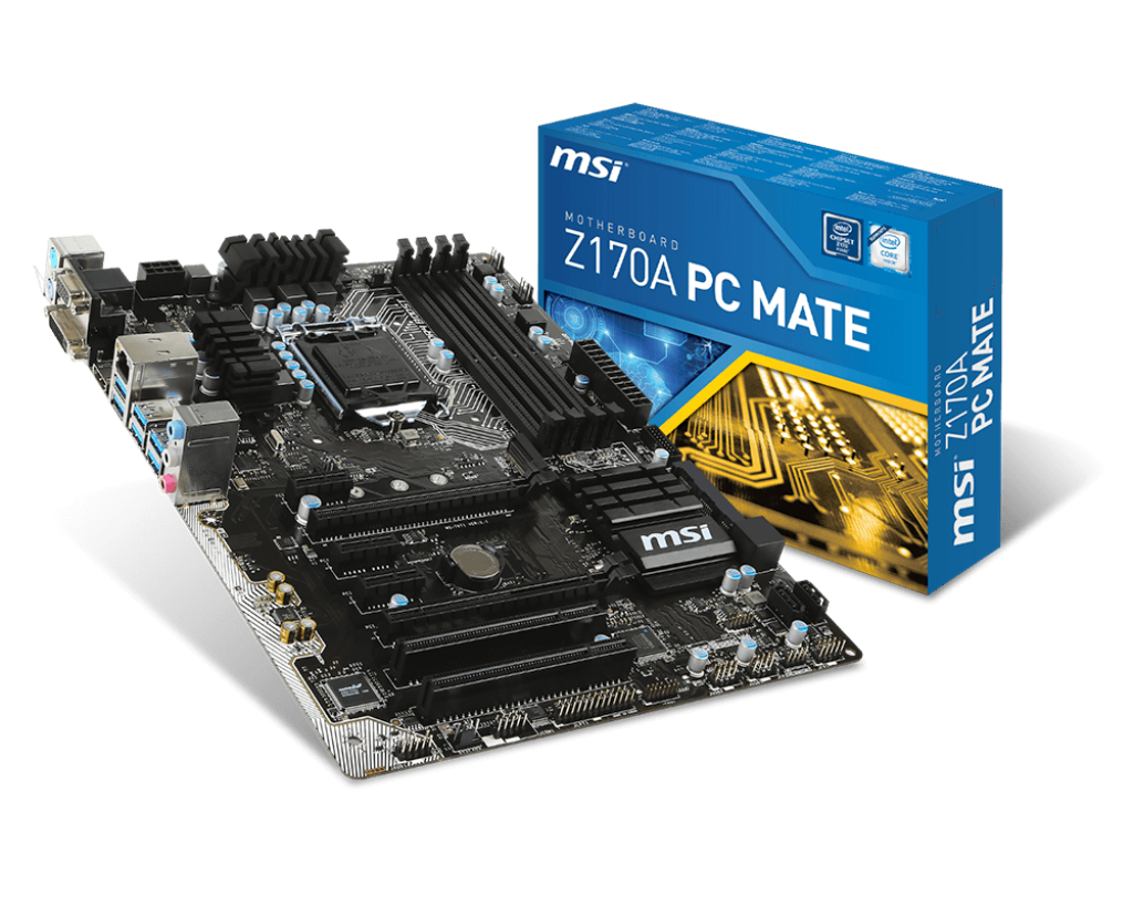 Specification Z170a Pc Mate Msi France