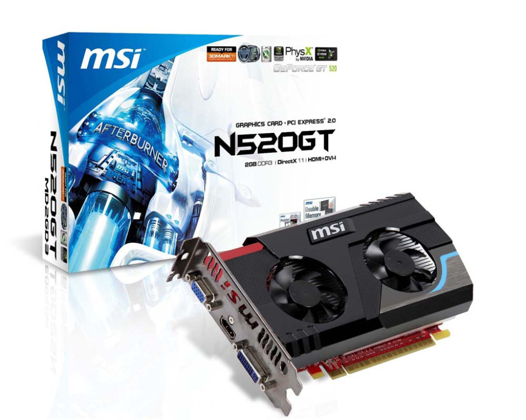 Specification N520GT-MD2GD3 | MSI Россия