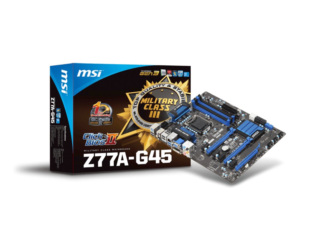 Specification Z77A-G45 | MSI Canada