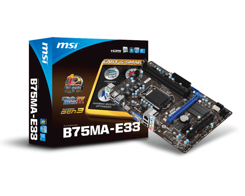 Specification B75MA-E33 | MSI Global - The Leading Brand in High-end