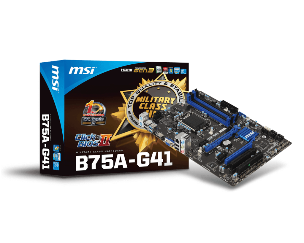 Specification B75A-G41 | MSI Global - The Leading Brand in High