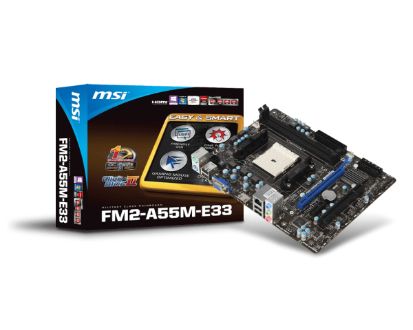 Specification for FM2-A55M-E33 | Motherboard - The world leader in