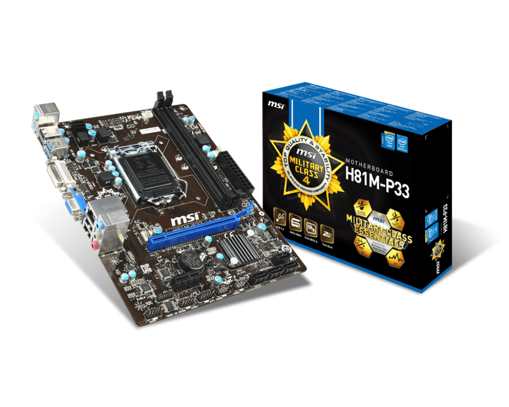 Specification H81M-P33 | MSI Global - The Leading Brand in High ...