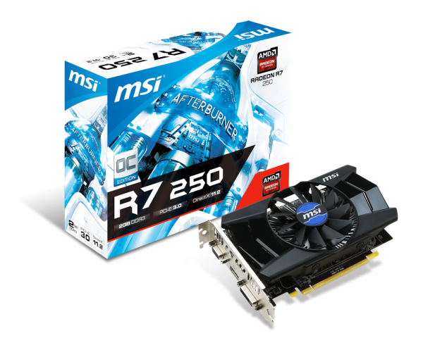 Overview Radeon R7 250 2GD3 OC | MSI Global