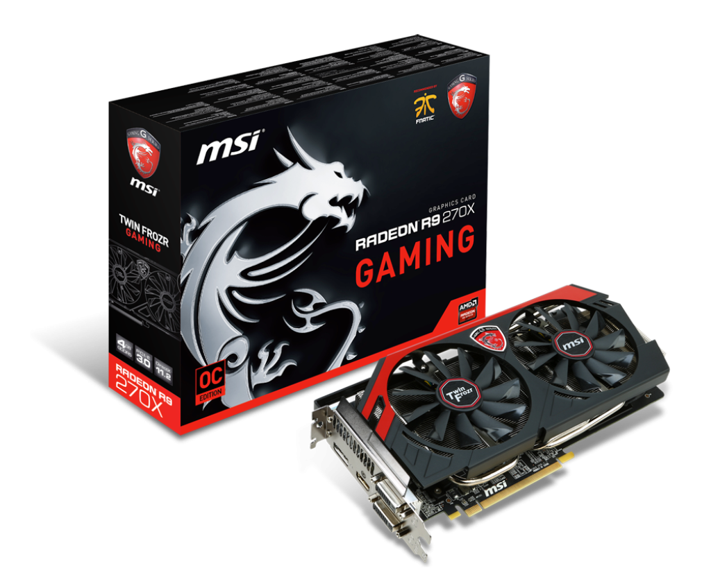 Specification Radeon R9 270X GAMING 4G | MSI Global - The Leading 