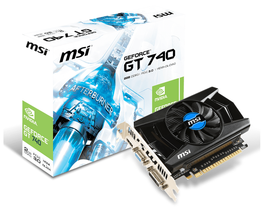 MSI GeForce GT 740 Video Card N740-2GD3V1 