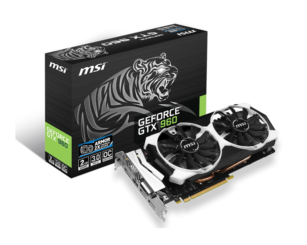 Desalentar venganza completamente Specification GeForce GTX 960 2GD5T OC | MSI Global - The Leading Brand in  High-end Gaming & Professional Creation