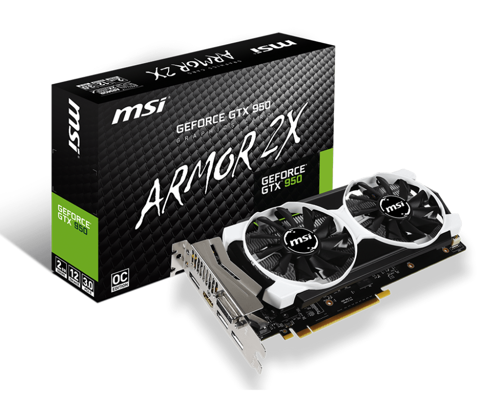 Specification GeForce GTX 950 2GD5T OC | MSI Global - The Leading 