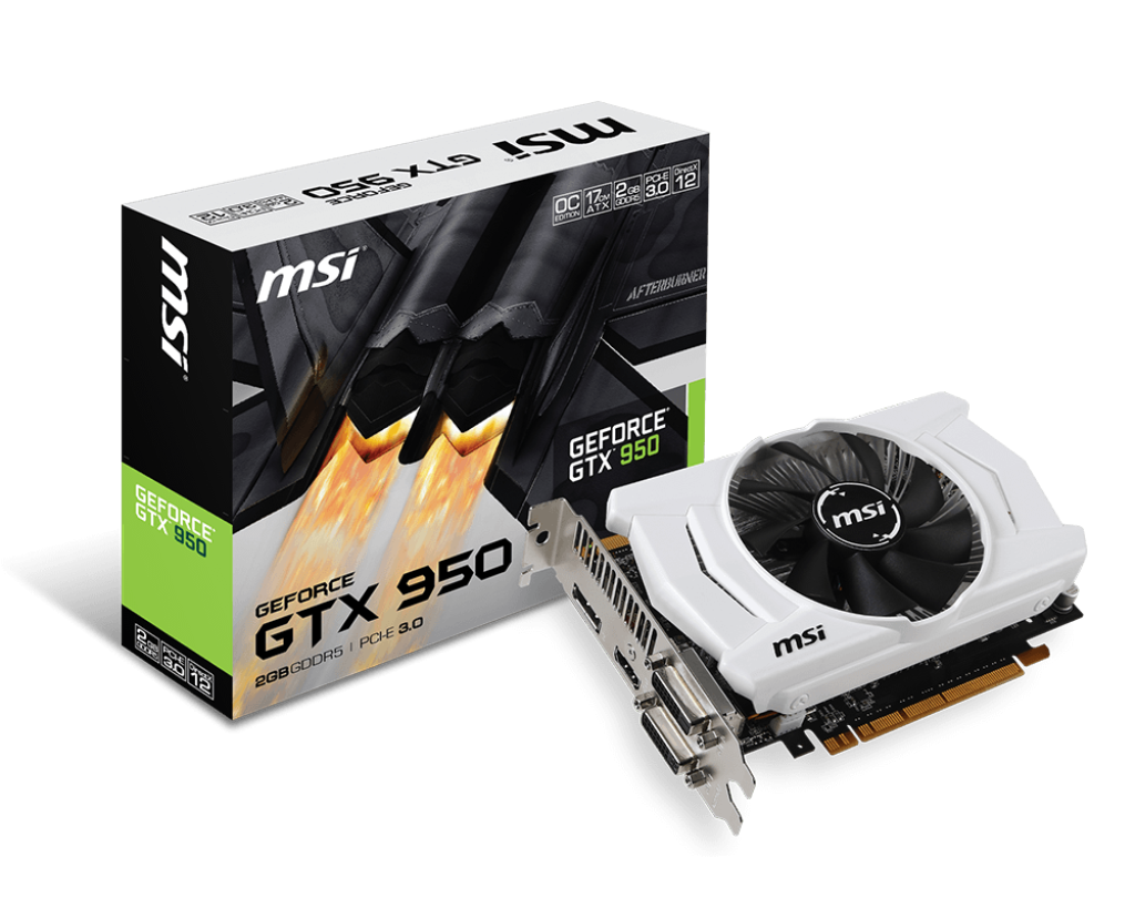 Specification GeForce GTX 950 2GD5 OC | MSI Canada