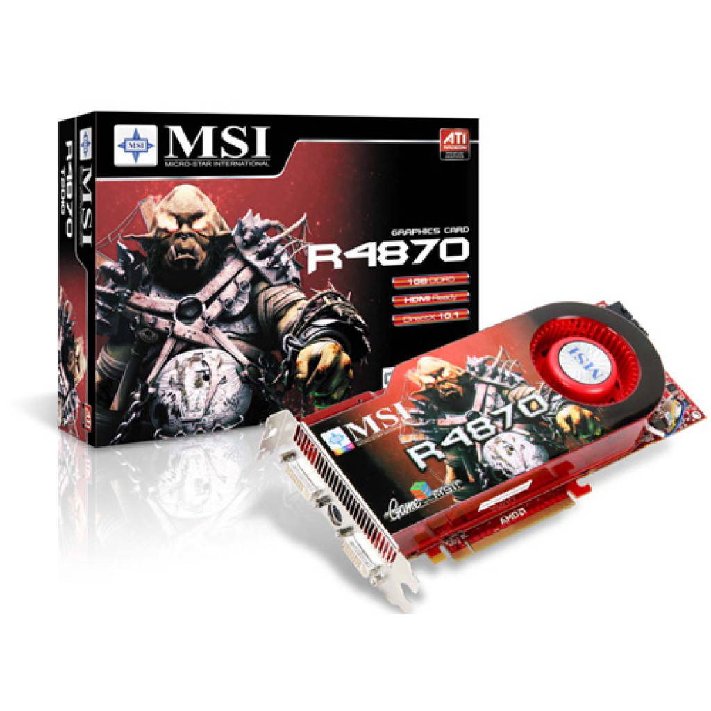 Specification R4870-T2D1G-OC | MSI Россия