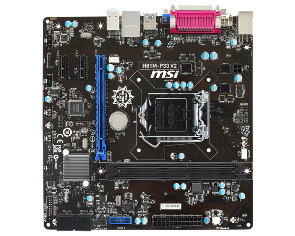 Совместимость материнской платы msi h81m p33