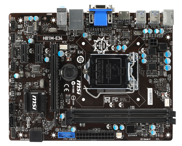 Msi h81m e34 не стартует