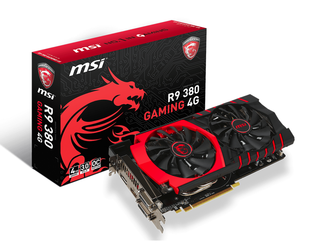 Specification Radeon R9 380 GAMING 4G | MSI Россия