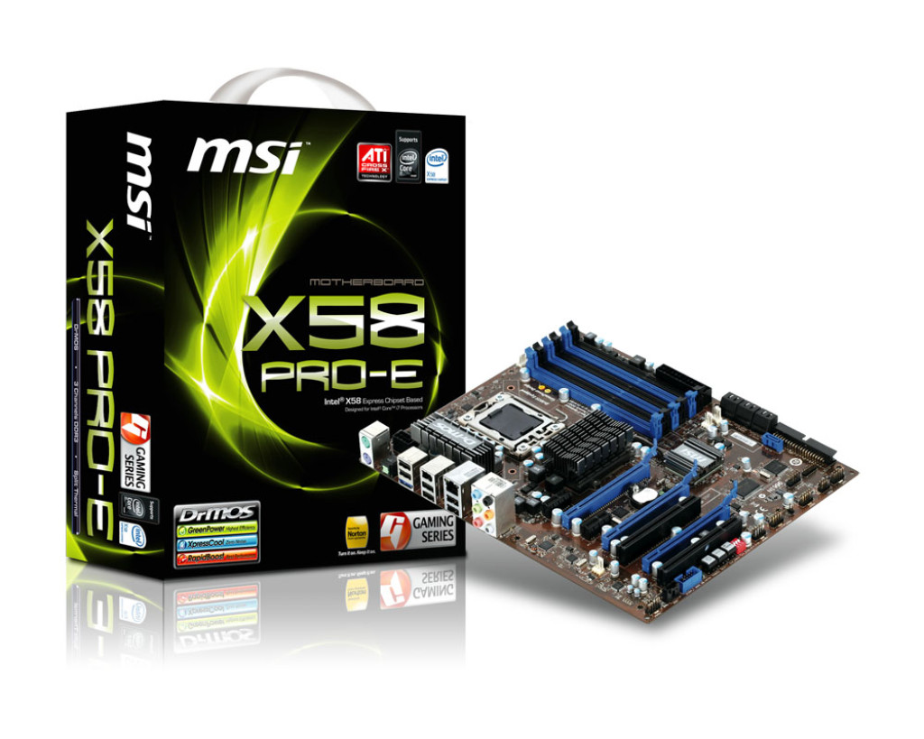 Specification X58 Pro E Msi Global The Leading Brand In High End Gaming Professional Creation