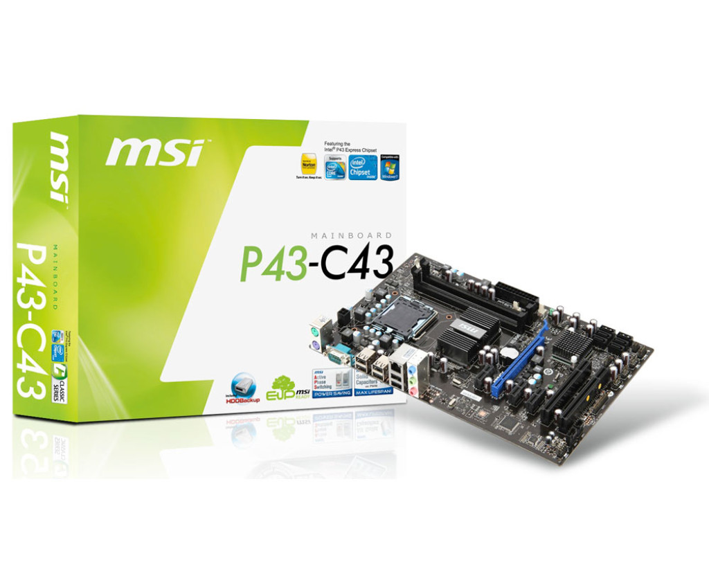 Specification P43-C43 | MSI Global - The Leading Brand in High-end 