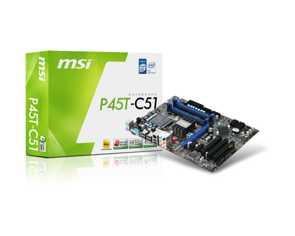 Specification P45T-C51 | MSI Global - The Leading Brand in High