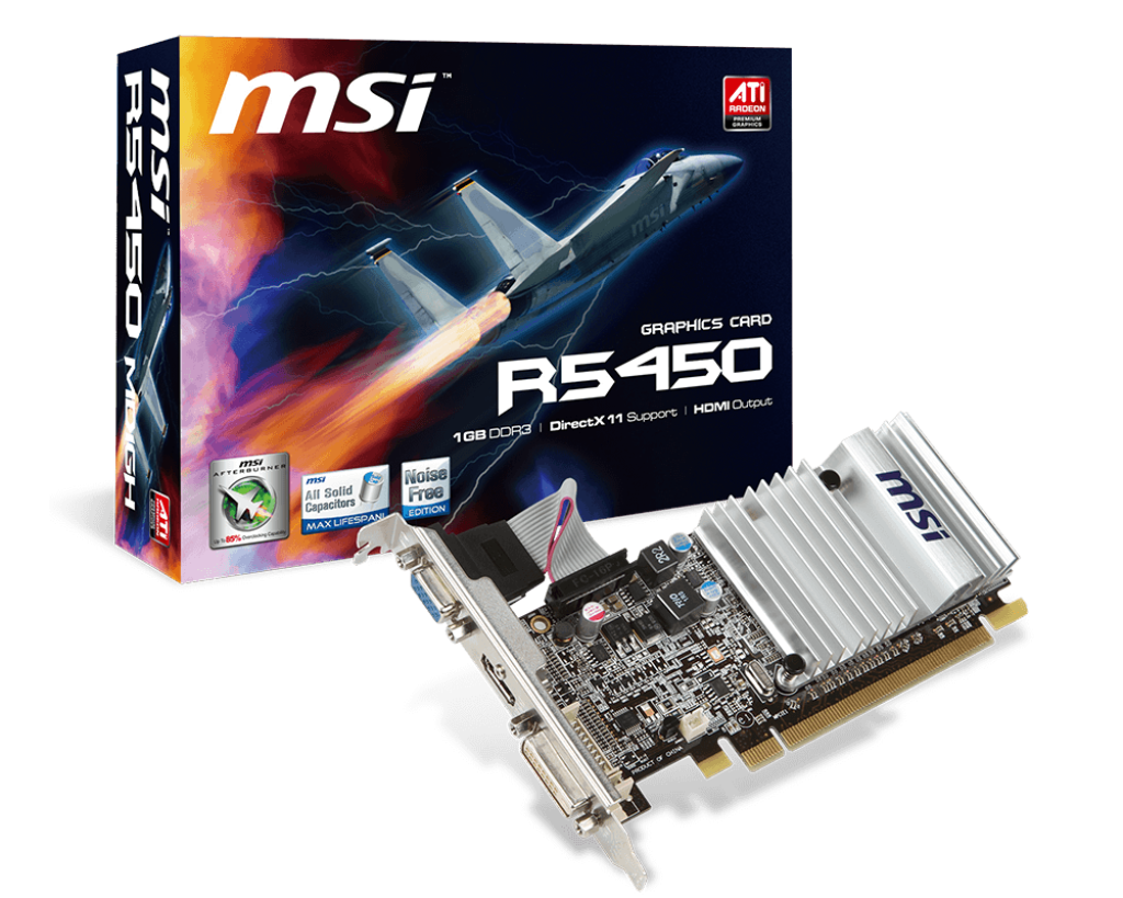 Specification R5450 MD1GD3H LP MSI Global The Leading Brand in