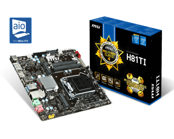 Specification for H81TI | Motherboard - The world leader in motherboard