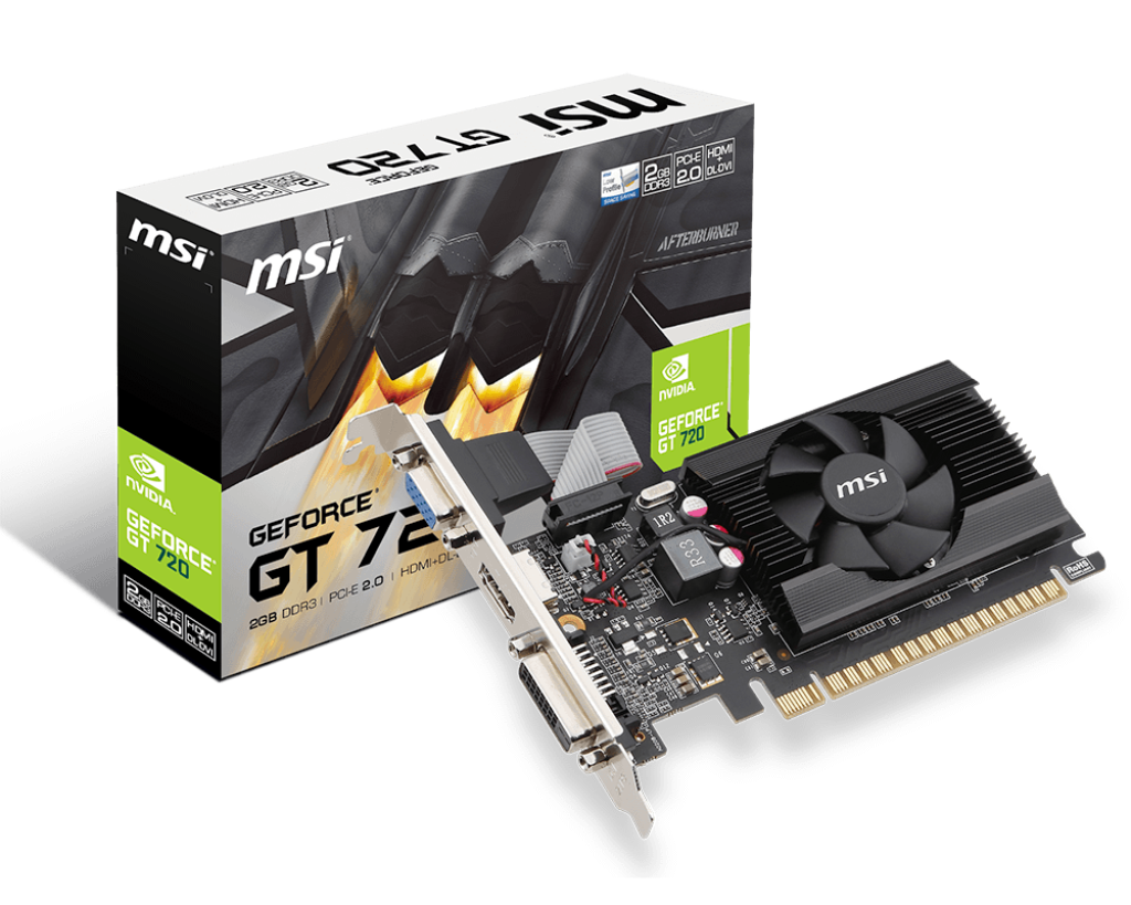 MSI GeForce GT 720 Video Card N720-1GD3HLP 