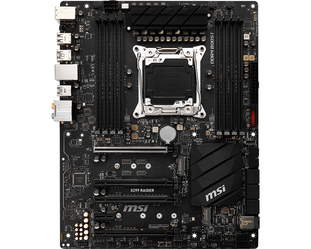 For Neat High-End PC Build | MSI X299 RAIDER Motherboard | MSI Global