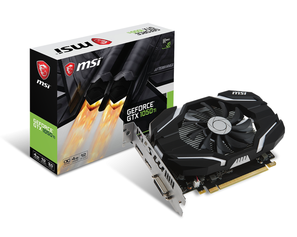 Specification GeForce GTX 1050 Ti 4G OC MSI Global The Leading 