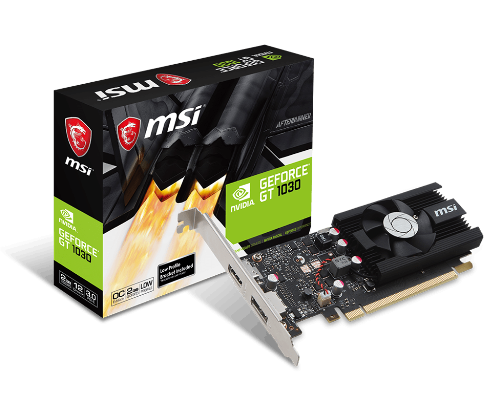 型番新品未使用　MSI GeForce GT 1030 2G LP OC グラフィックボード・グラボ・ビデオカード