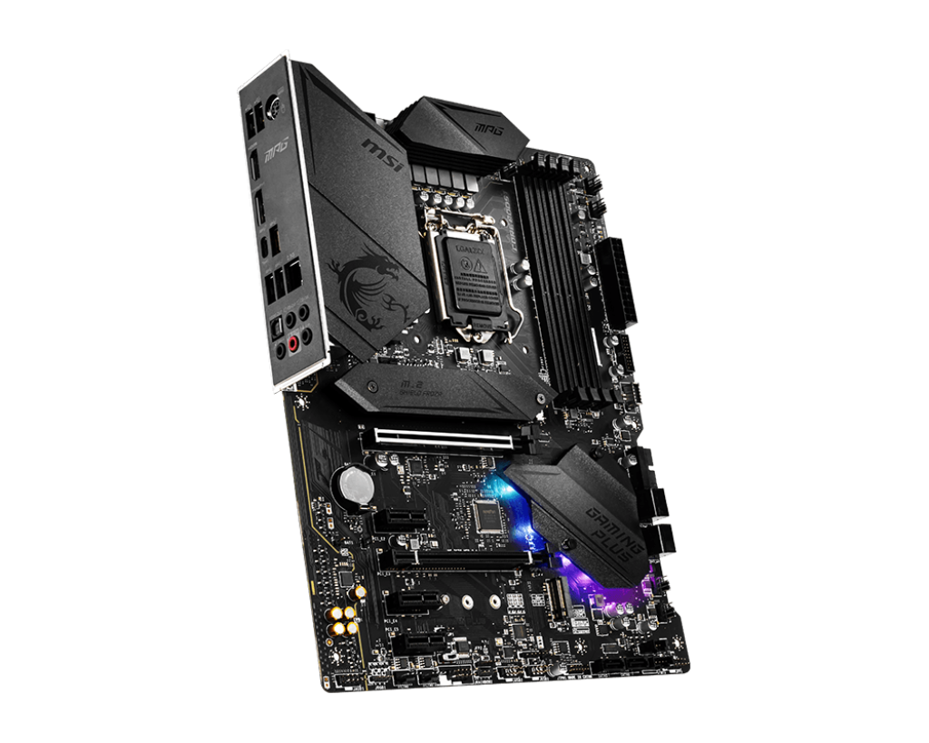 MSI MPG Z490 GAMING PLUS ATX Gaming Motherboard (10th Gen Intel ...