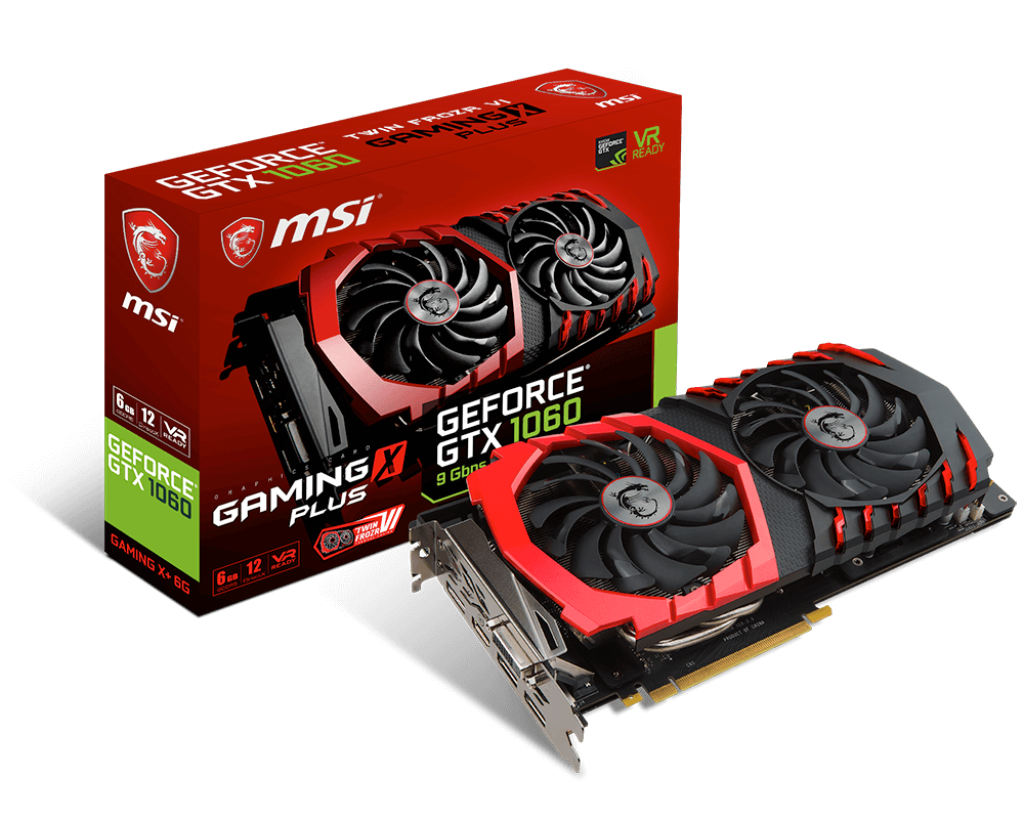 Specification GeForce GTX 1060 GAMING X+ 6G | MSI Global - The 