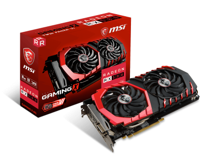 MSI RADEON RX580 mining 8GB 　軽く整備　@4枚