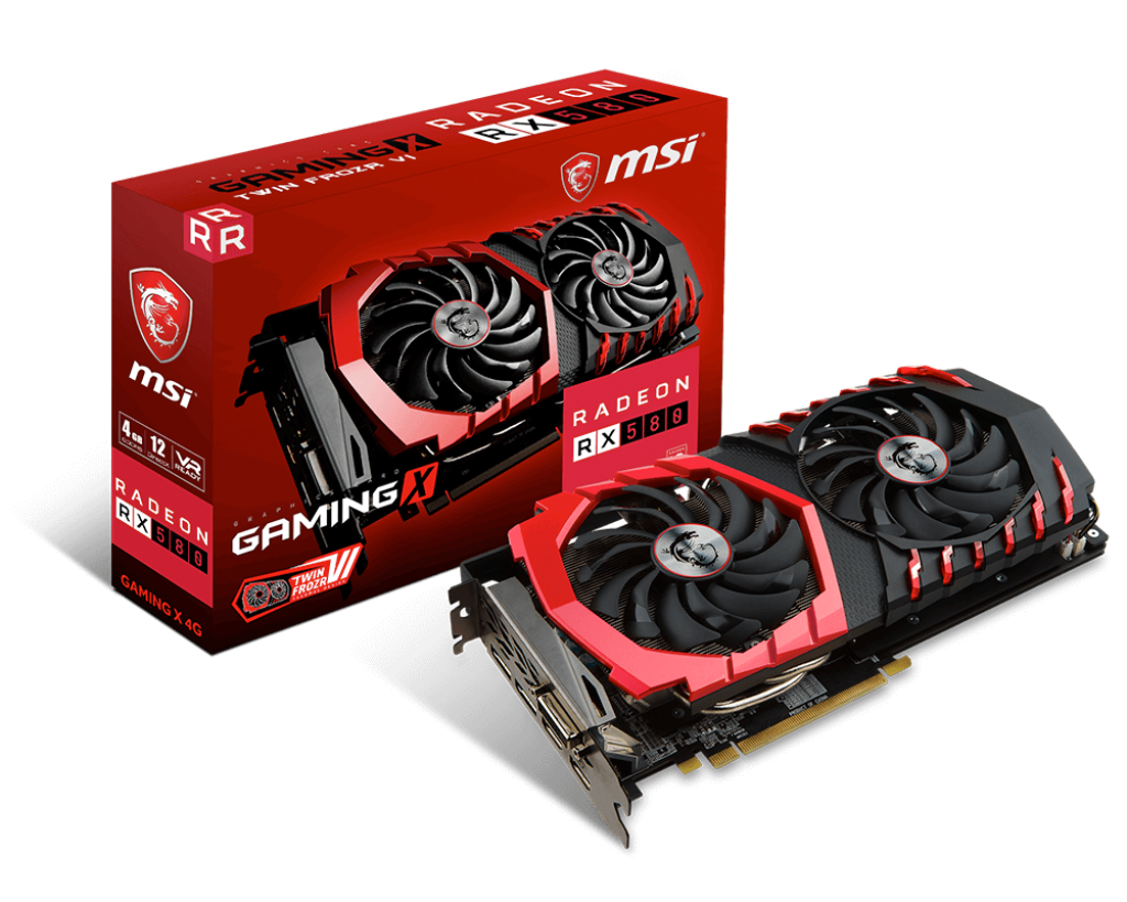 Support For Radeon RX 580 GAMING X 4G 