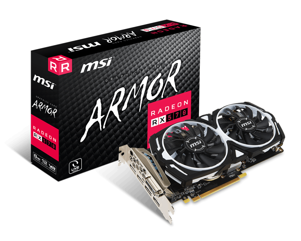 Specification Radeon RX 570 ARMOR 8G | MSI Global - The Leading ...