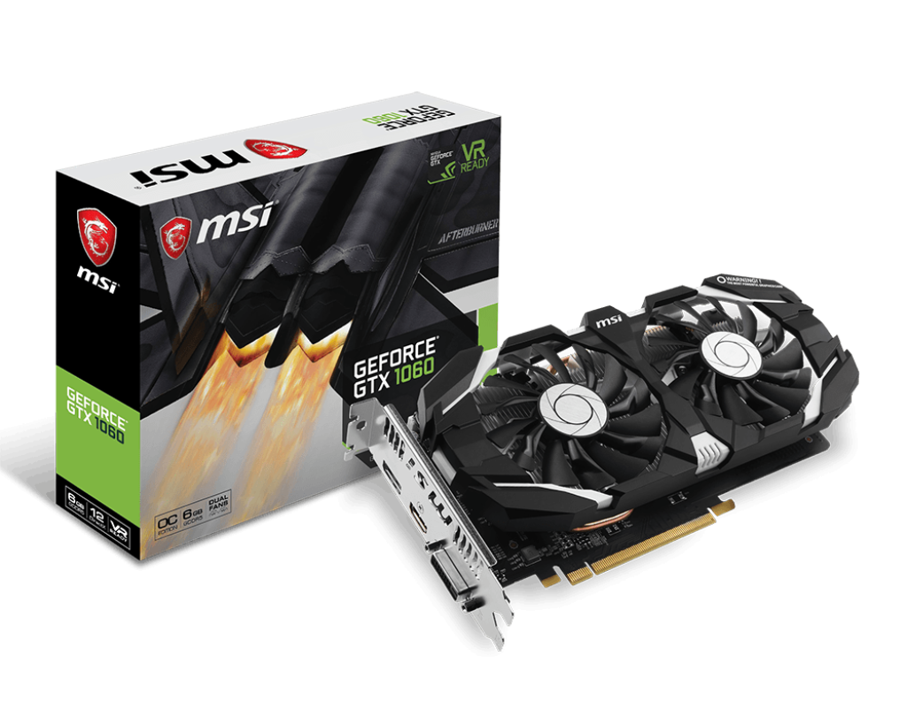 Specification GeForce GTX 1060 6GT OCV1 | MSI Canada