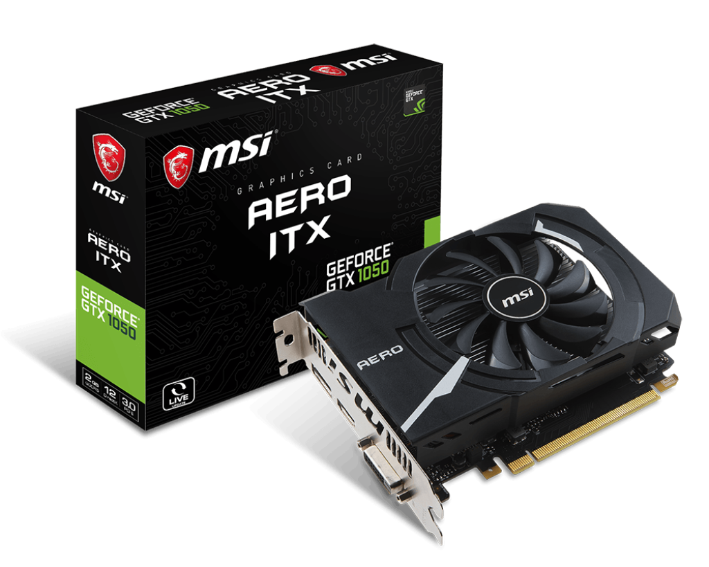 Specification GeForce GTX 1050 AERO ITX 2G MSI Global The Leading 