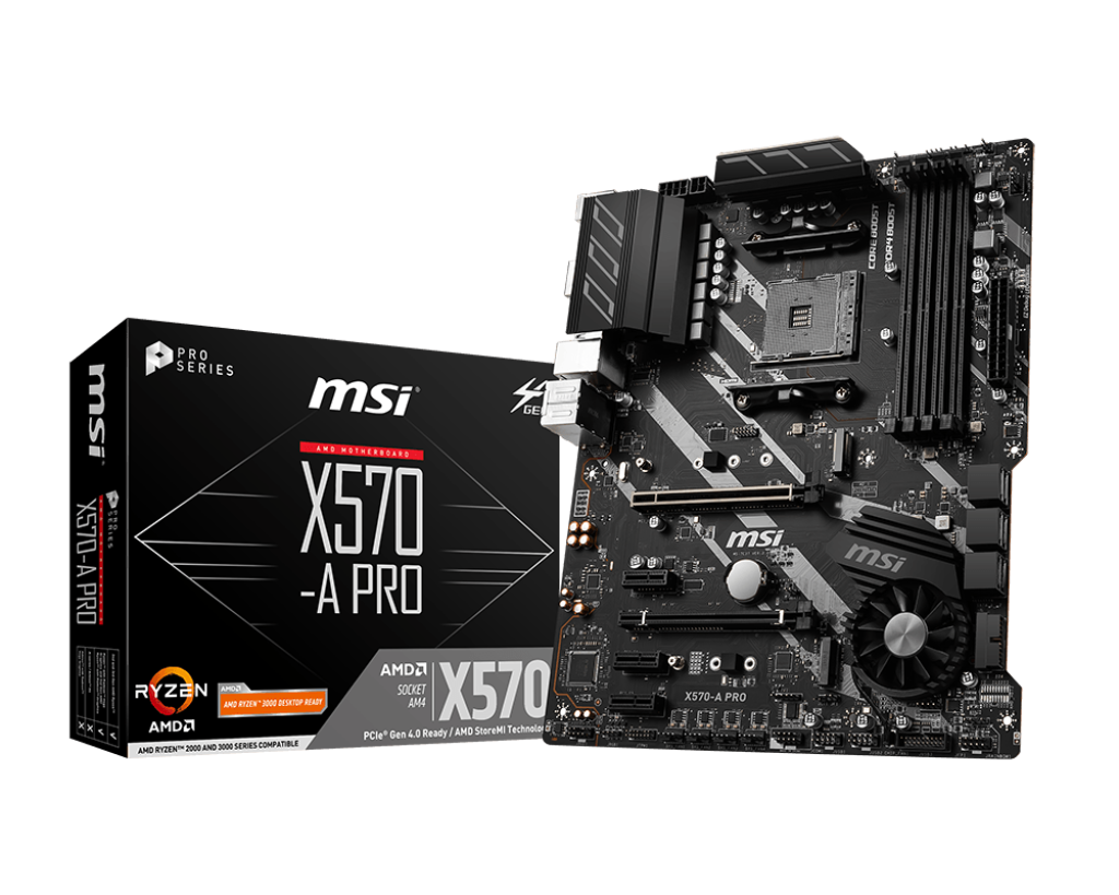 Processeur AMD Ryzen 5 3600 Fermé Dans La Prise De Carte Mère X570