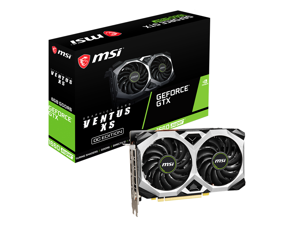 Specification GeForce GTX 1660 SUPER™ VENTUS XS OC | 微星科技