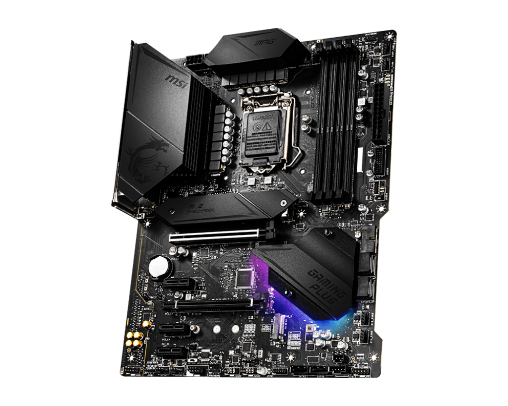 MSI MPG Z490 GAMING PLUS ATX Gaming Motherboard (10th Gen Intel