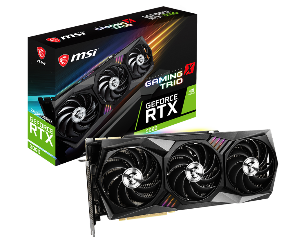 Specification For Geforce Rtx 3090 Gaming X Trio 24g Graphics Card The World Leader In Display Performance Msi Global