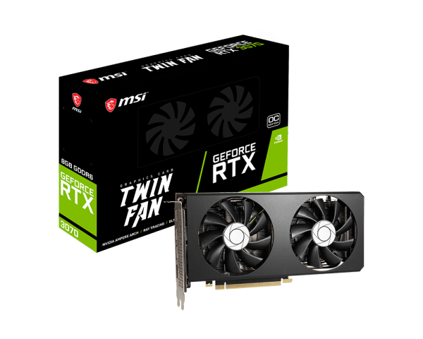 MSI GeForce RTX 3070 Twin Fan 8G LHR-