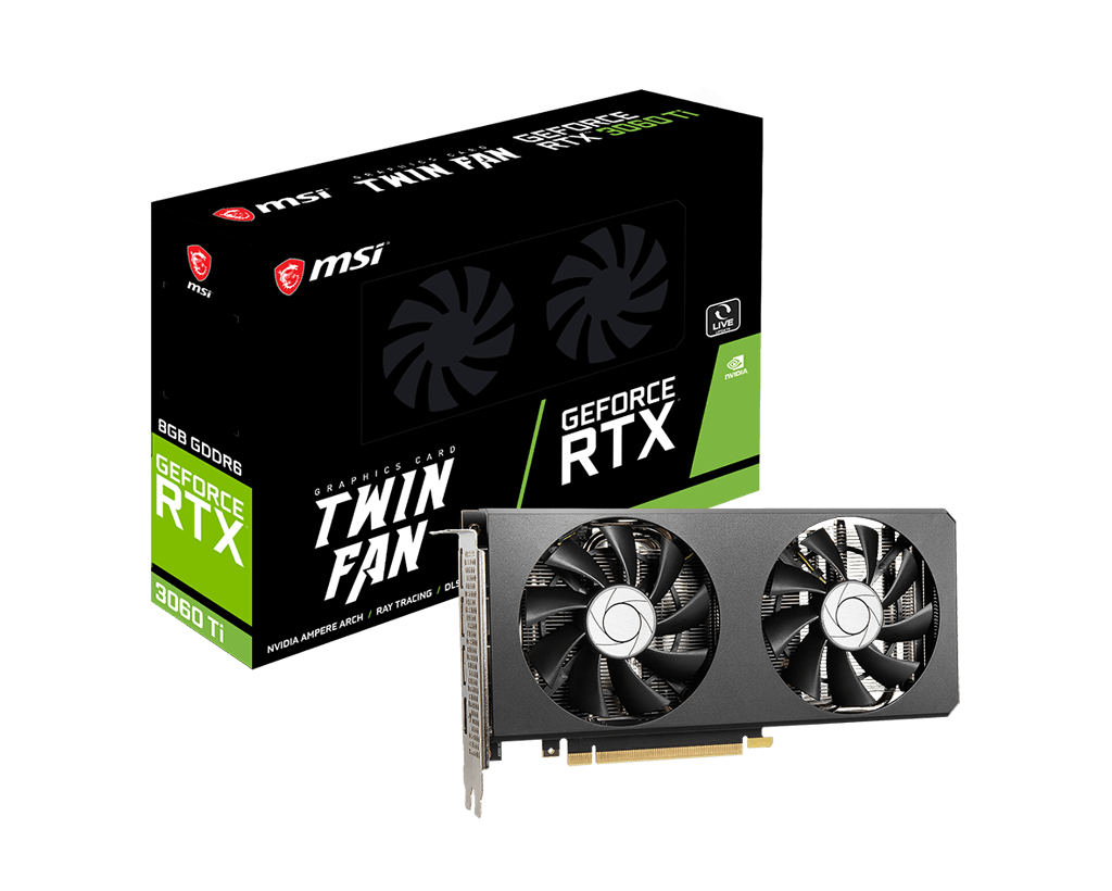 msi GeForce RTX 3060ti TWIN FAN 8G LHR-
