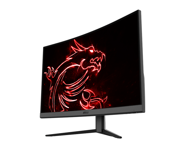 MSI Monitor curvo para juegos curvado con ajuste de inclinación de altura  de 31.5 pulgadas FHD (1920 x 1080) HDR sin deslumbramiento 180Hz 1500R 16:9