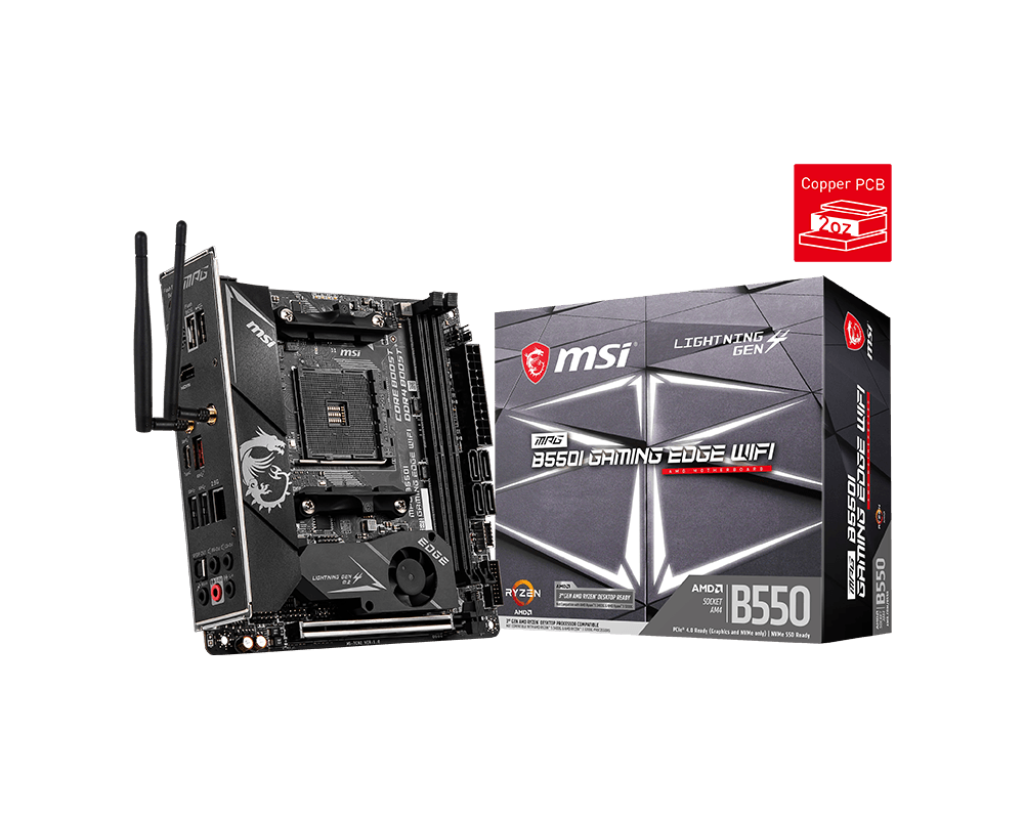 MSI MPG B550 GAMING CARBON WIFI AMD AM4 DDR4 CF M.2 USB 3.2 Gen 2