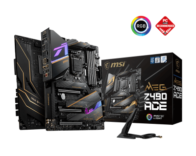 MSI MEG Z490 ACE ATX Gaming Motherboard (10th Gen Intel Core, LGA