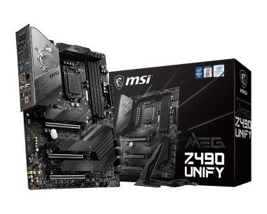 MSI MEG Z490 UNIFY ATX Gaming Motherboard (10th Gen Intel Core