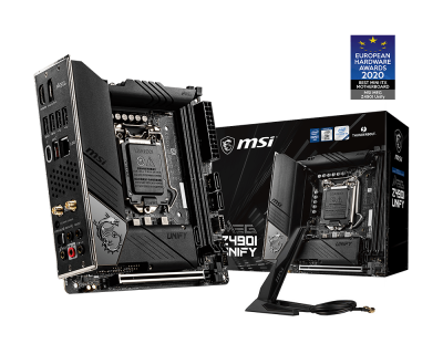 MSI MEG Z490I UNIFY Mini-ITX Gaming Motherboard (10th Gen Intel