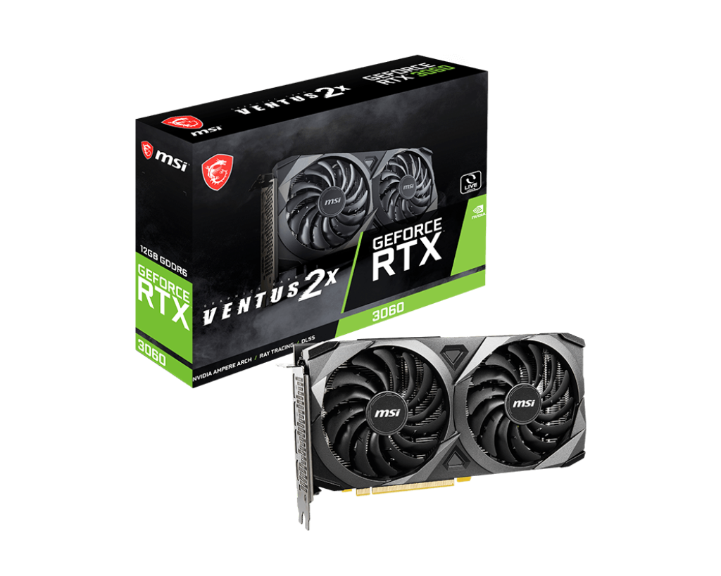 MSI GeForce RTX 3060 VENTUS 2X 12G Graphics Card MSI Global
