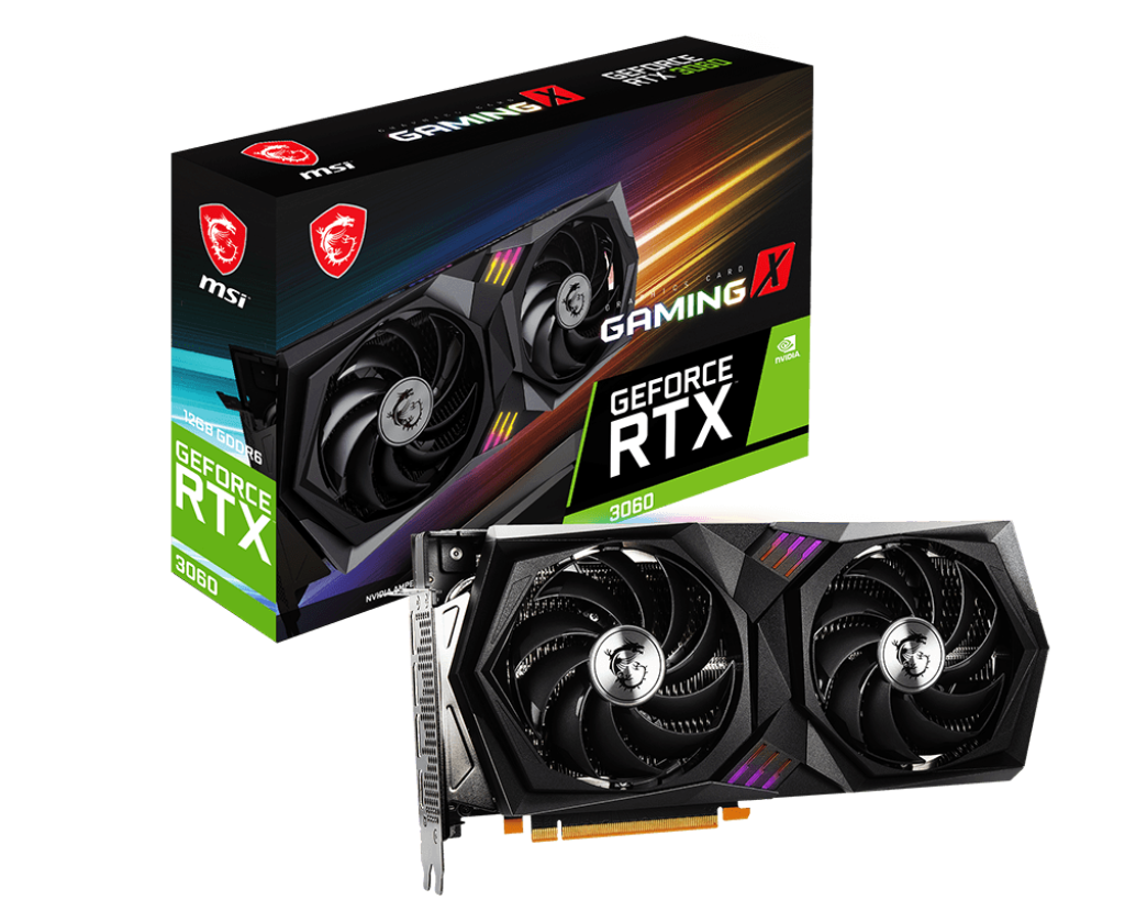 MSI GeForce RTX 3060 GAMING X 12G（LHR） - PCパーツ