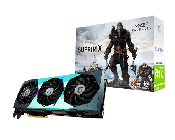 GeForce RTX™ 3080 SUPRIM X 10G LHR 刺客教條特仕版